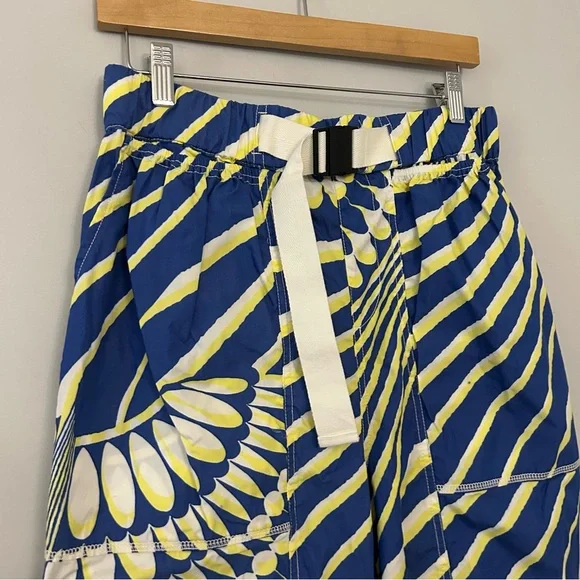 FP Movement Offsides Barrel Pants Blue Yellow Printed - Picture 4 of 7